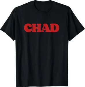 CHAD Lettering Design Retro Style 2D T-shirt