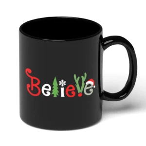 Cute Christmas Quote Symbol Design Lettering Pattern Mug 11oz