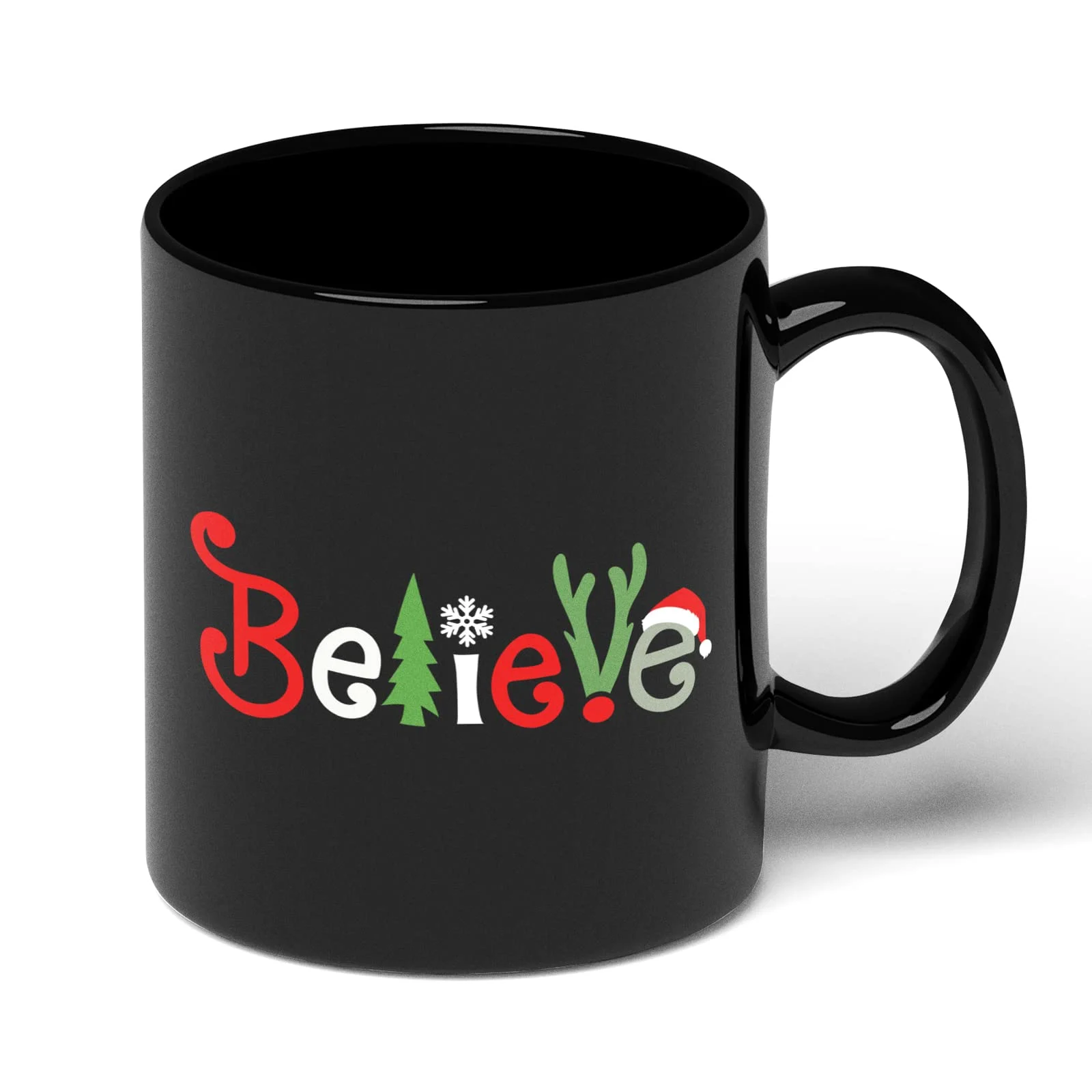 Cute Christmas Quote Symbol Design Lettering Pattern Mug 11oz